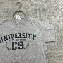 1円スタート! （19）champion チャンピオン 半袖Tシャツ カレッジロゴプリント サイズM カットソー グレー レディース トップス 最落なし_画像4