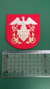 ワッペン　ミリタリー　エンブレム　鷲　紋章　刺繍　D-3
