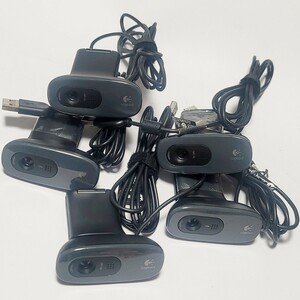 《5台セット》Logicool / ロジクール Webカメラ HD 720p ウェブカム Webcam C270 (V-U0018) / ウェブカメラ まとめて
