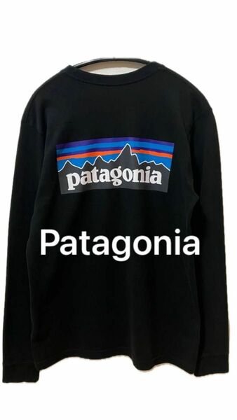美品 パタゴニア　Patagonia ロングスリーブTシャツ　黒　XS メキシコ製
