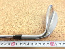 ♪GOLF PATNER ゴルフパートナー BMF BLACH MILLED FACE RADICAL SPIN ウエッジ 58° 10 純正スチールシャフト FLEX-WEDGE 中古品♪F2684_画像5