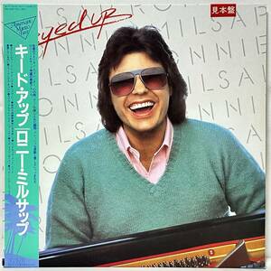 中古LPレコード簡易洗浄済み：RONNIE MILSAP(ロニー・ミルサップ) / KEYED UP(キード・アップ) (国内見本盤)