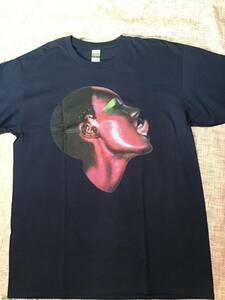 新品XL/送料230円/同梱2枚可/グレースジョーンズ Grace jones /ディスコ レゲエ/ネイビー/Tシャツ/グレイスジョーンズ