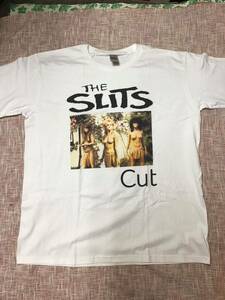 新品XL/送料230円/同梱2枚可能/ギルダンボディ 5.3oz /the slits スリッツ/ tシャツ バンドT ホワイト