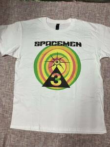 バックプリント有/新品XL/送料230円/同梱2枚可/ギルダン5.3oz /spacemen3 スペースメン3 /Tシャツ/ホワイト