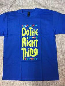 新品XL/送料230円/同梱2枚可/ギルダン5.3oz/ ドゥザライトシング/Do The Right Thing/Tシャツ ブルー