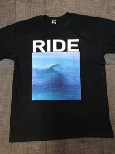 新品XL/送料230円/同梱2枚可/ギルダンボディ5.3oz /RIDE ライド /ノーホエア Nowhere /シューゲイザー /Tシャツ ブラック