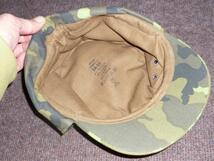 ヤフオク チェコ 軍用 グリーンカモフ 迷彩 キャップ 帽子 耳当て付き 新品 サイズ 54～55 milcap_画像9