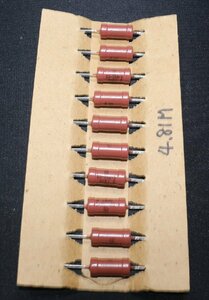  Yahoo auc Russia army standard 1W resistance 4.81MΩ 10 pcs set 