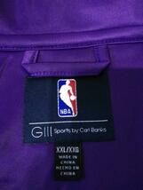NBA　ロサンゼルス・レイカーズ　トラックトップ　XXLサイズ　紫×黄色　トラックジャケット　バスケットボール　バスケ　春秋　ジャンパー_画像5