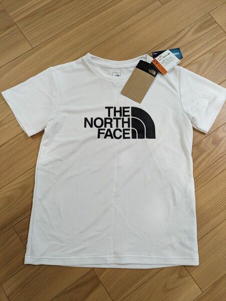 THE NORTH FACE ノースフェイス 半袖Tシャツ ロゴ Tシャツ 半袖 白 150