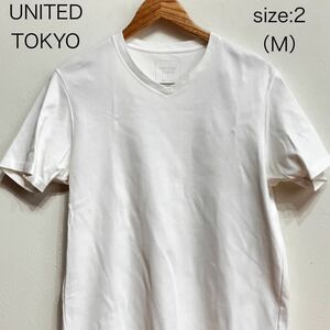 【複数割】ユナイテッドトウキョウ　UNITED TOKYO 半袖Tシャツ　白　M