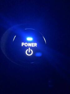 トヨタ11ピン プリウス30 スタートスイッチ ボタン LED打ち替え済み　後期　青ボタンベース