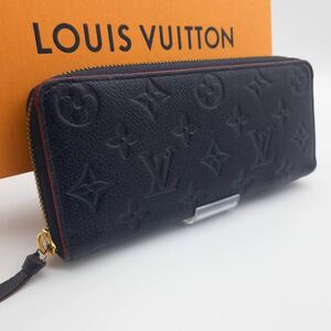 Louis Vuitton 現行最高級美品モノグラム アンプラント クレマンス ラウンドファスナーラウンドジップルイヴィトン マリーヌルージュ