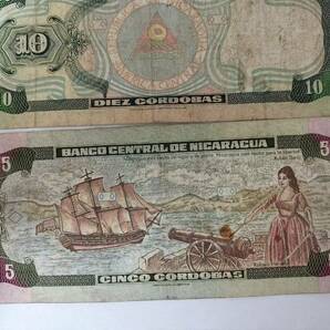 A 2384.ニカラグア6種 紙幣 旧紙幣 外国紙幣 の画像6