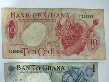 A 2385.ガーナ2種 紙幣 外国紙幣 旧紙幣 World Money _画像2