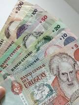 A 2453.ウルグアイ6種 紙幣 旧紙幣 外国紙幣 _画像10