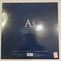 【12inchレコード】George Michael & Mary J. Blige 「As (The Mixes)」 Epic EPC 666870 8_画像2