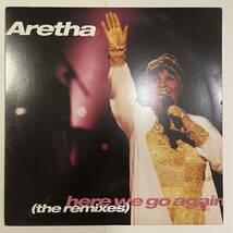 【12inchレコード】Aretha Franklin 「Here We Go Again (The Remixes)」Arista 07822-13503-1_画像1