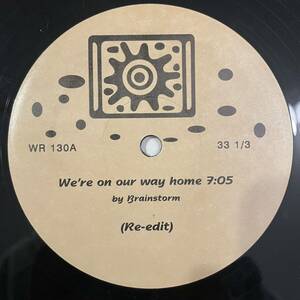 【12inchレコード】V.A. Brainstorm 「We're On Our Way Home (Re-Edit)」 Teddy Pendergrass「If You Know Like I Know (Re-Edit)」他収録