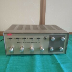 TRIO W-41 electrification verification settled vacuum tube stereo pre-main amplifier Trio free shipping 
