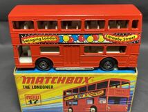 Lesney #17f　The Londner　　 レズニー　マッチボックス　Matchbox Double Decker Bus　ロンドン　2階建て　バス London vintage England_画像4