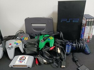 PS2　SCPH-50000　本体/任天堂64　NUS-001　本体/SCPH-10010 等 コントローラー ソフト 多数　