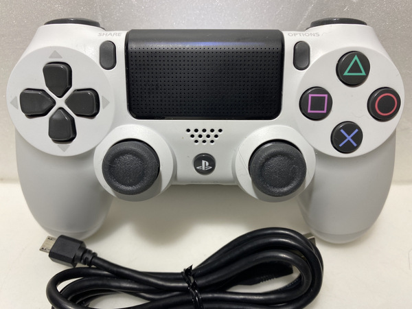 【送料無料】PS4 純正コントローラ/デュアルショック４ ★グレイシャーホワイト★DUALSHOCK4⑤