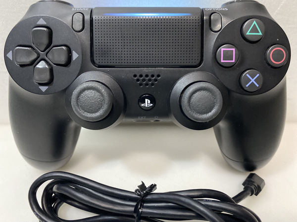 【送料無料】PS4 純正コントローラ★デュアルショック４★ジェットブラック★DUALSHOCK4⑤