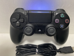 【送料無料】PS4 純正コントローラ★デュアルショック４★ジェットブラック★DUALSHOCK4②