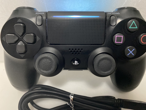 【送料無料】PS4 純正コントローラ★デュアルショック４★ジェットブラック★DUALSHOCK４⑧