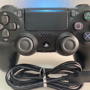 【送料無料】PS4 純正コントローラ★デュアルショック４★ジェットブラック★DUALSHOCK４⑤