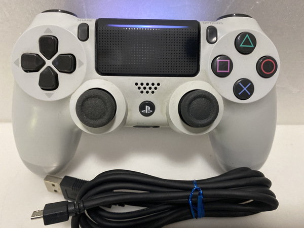 【送料無料】PS4 純正コントローラ/デュアルショック４ ★グレイシャーホワイト★DUALSHOCK4⑦