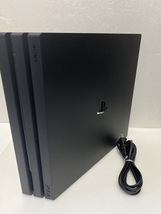 【 1円スタート】PlayStation 4 Pro★CUH-7200B 1TB★本体★ジェットブラック★売切り プレステ４_画像1