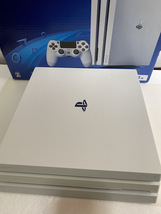 【 1円スタート】PlayStation 4 Pro★CUH-7200B 1TB★グレイシャーホワイト 本体★売切り プレステ４_画像2