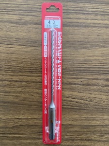 miyanaga Delta gon bit SDS- plus 4.3.DLSDS043 concrete stone material combined use unused unopened long-term keeping goods 