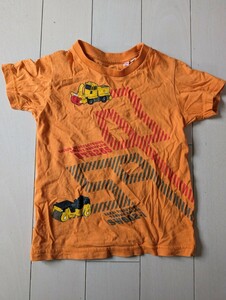 USED★ユニクロ　トミカ　半袖Ｔシャツ 100cm★ワンシーズン着用　車　はたらく車 男の子