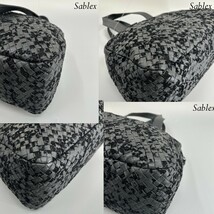 1円【未使用】希少デザイン◆BOTTEGA VENETA●ボッテガヴェネタ ビジネスバッグ トートバッグ ハンドバッグ イントレチャート ブラック_画像7