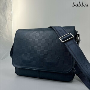 1 иен [ супер превосходный товар ] Louis Vuitton LOUIS VUITTON dist liktoPM сумка на плечо mesenja- astral Damier Efini 
