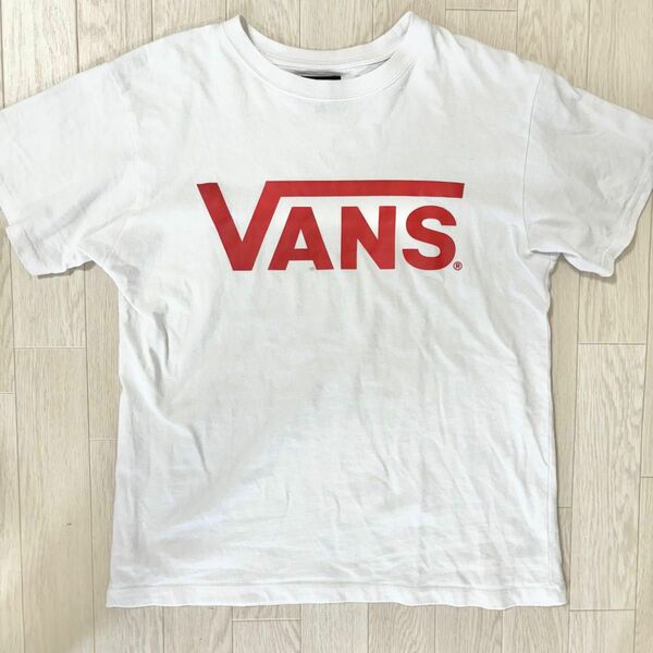 メンズ　S バンズ　Tシャツ　VANS　ビックロゴTシャツ　汚れ1箇所あり　半袖　レディースだとMくらい