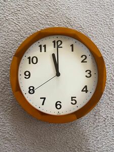 【ジャンク】 無印良品 アナログ壁掛け時計