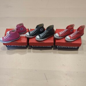 CONVERSE ALL STAR HI mini figure collection 3種セット レッド ブラック ピンク