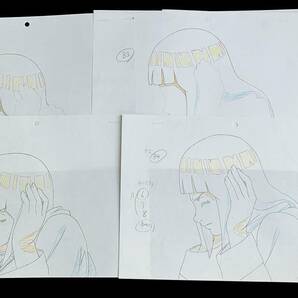 ナルト 原画 6枚セット ヒナタ／Cel Genga セル画 の画像2