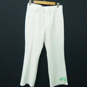 #01[ prompt decision ]*ita rear Italiya * pants bottoms white size L corresponding #882753