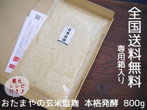 【おたまや】玄米塩麹（800g）送料無料 同梱不可 お試し ネコポス