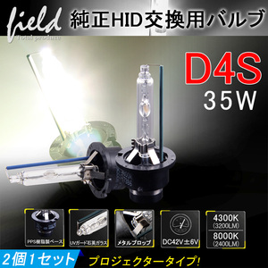 【FLD0361】純正交換HIDバルブ D4S 8000K 2個セット　ヘッドライト 青白 D4R D4S D4C 純正 LED