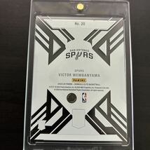 【レア】Victor Wembanyama RC 2023-24 Panini Donruss Elite Clarity SP Acetate ビクター・ウェンバンヤマ ルーキー NBA_画像2