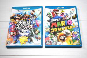 【送料込み・WiiUソフト】大乱闘スマッシュブラザーズWiiU ＋ スーパーマリオ3Dワールド