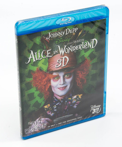 ディズニー アリス・イン・ワンダーランド 3D Alice in Wonderland ブルーレイ BD Blu-ray 新品未開封