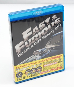 ワイルド・スピード クアドリロジー・セット 初回生産限定 The Fast and the Furious ブルーレイ Blu-ray 新品未開封 セル版